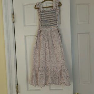 Apron Flower print Dress